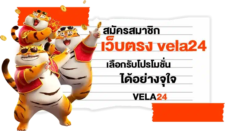 สมัครสมาชิก เว็บตรง vela24 เลือกรับโปรโมชั่นได้อย่างจุใจ